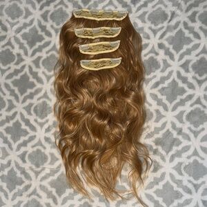 20 inch Linen Gold Hair Extension 4PCS
